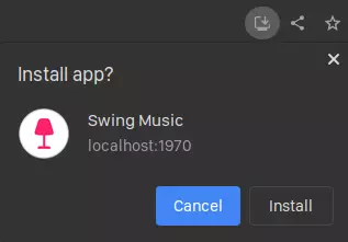Image showing PWA install in chrome desktop